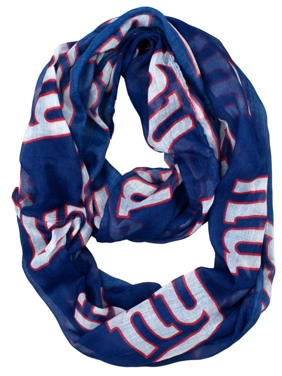 Little Earth Accessories - NY Giants Infinity Loop Scarf